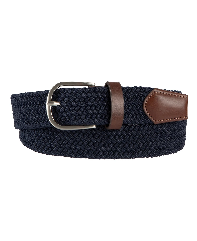 Club Room Men's Comfort Stretch Braided Belt, Macy's Exclusive