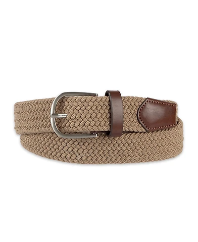 Club Room Men's Comfort Stretch Braided Belt, Macy's Exclusive