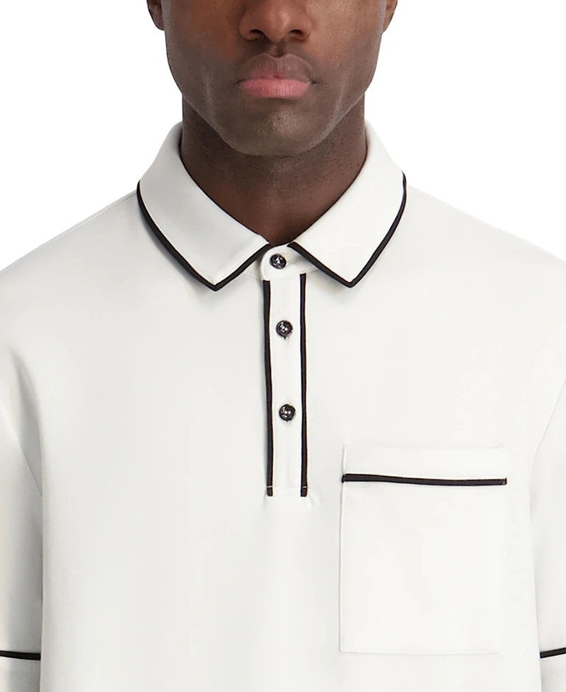 Karl Lagerfeld Paris Men's Interlock Polo Shirt