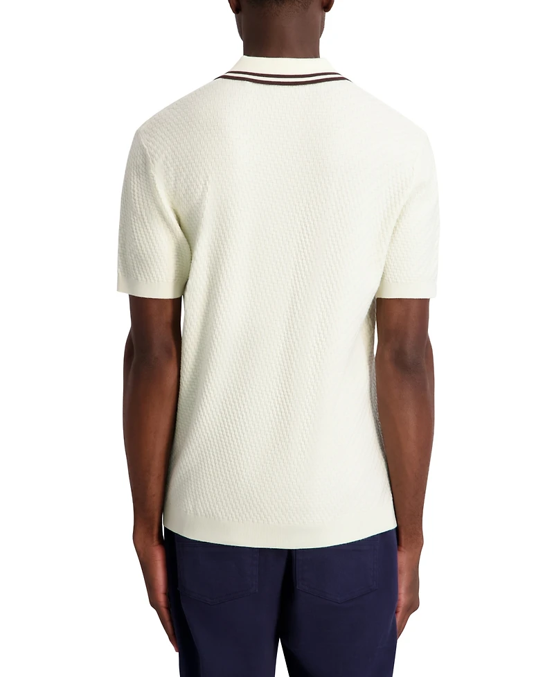 Karl Lagerfeld Paris Men's Textured Sweater