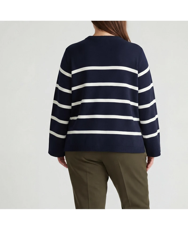 Universal Standard Plus Wide Sleeve Cotton Sweater