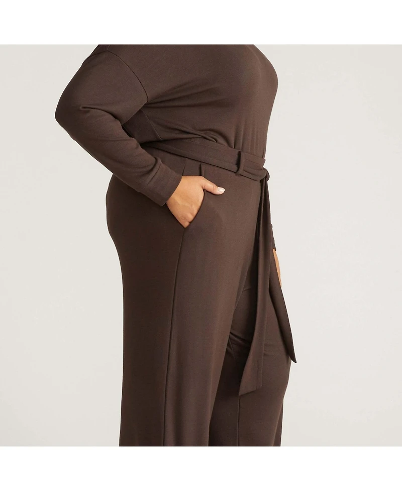 Universal Standard Women's TravelKnit Wide Leg Pants