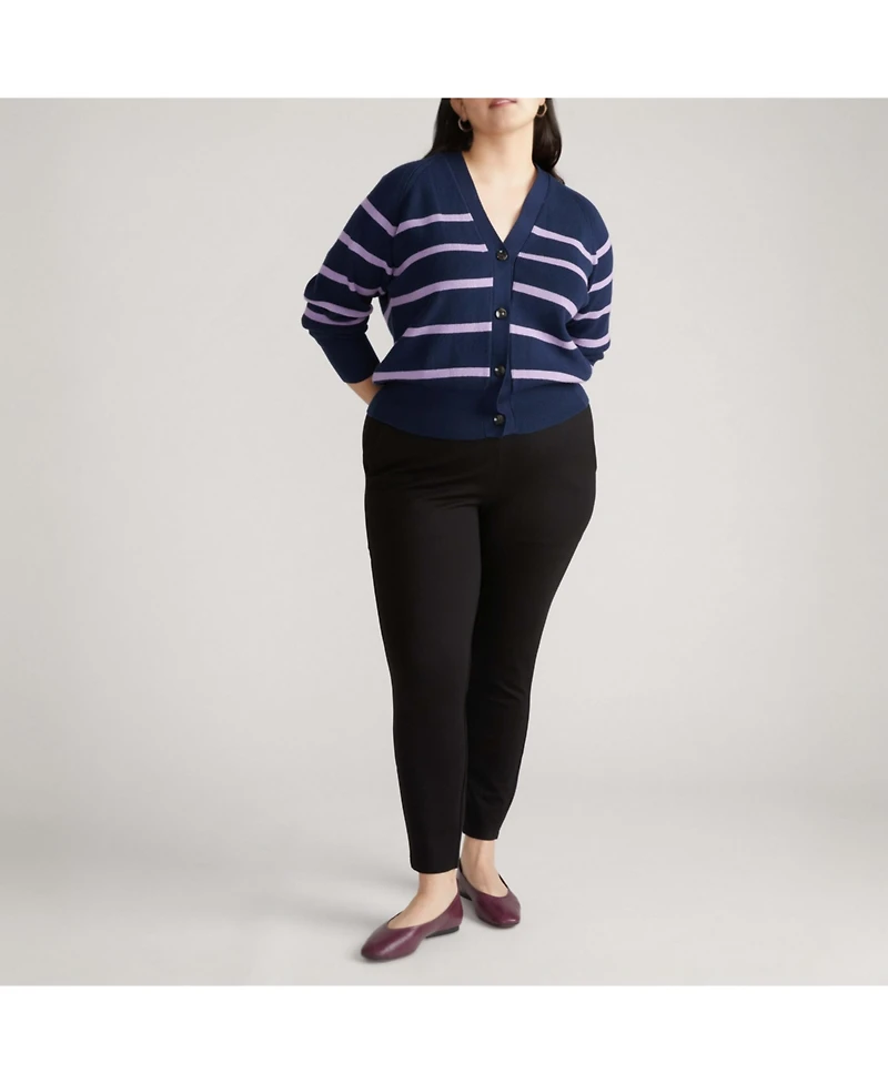 Universal Standard Women's Plus Minimalist Moro Pocket Signature Ponte Pants