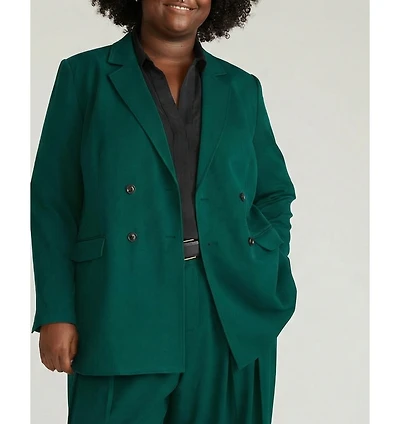 Universal standard Women's Plus All Day Warren Double Breasted Blazer