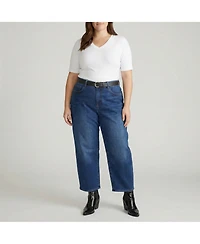 Universal Standard Women's Cropped Barrel Leg Jeans
