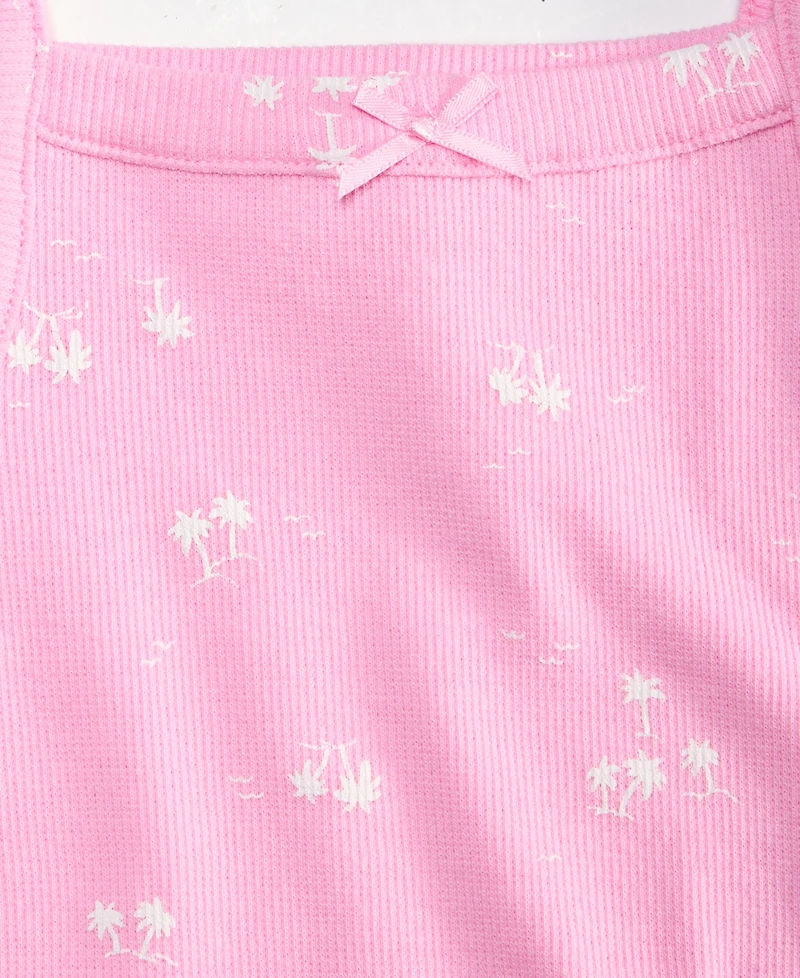 First Impressions Baby Girls' (0-24) Mix & Match Palm-Print Sleeveless Top, Macy's Exclusive