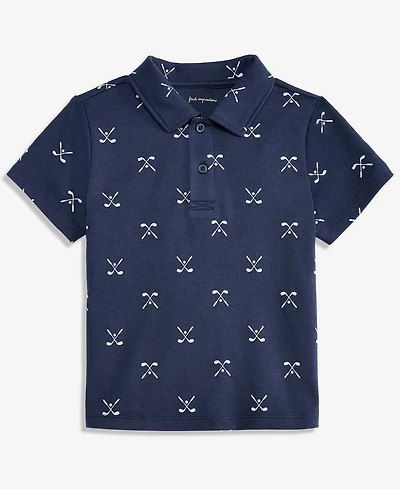 First Impressions Toddler Boys' 2T-4T Mix & Match Golf-Print Polo Shirt, Macy's Exclusive