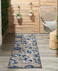 Nourison Home Aloha ALH17 2'3" x 12' Runner Rug