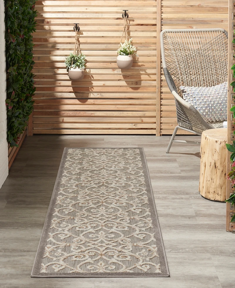 Nourison Home Aloha ALH21 2'3" x 8' Runner Rug