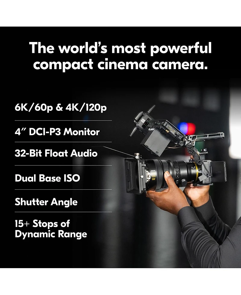 Nikon Zr 6K Cinema Camera with Nikkor Z 24-50mm f/4-6.3 Lens