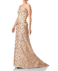 Ivonne Women's Asymmetric Hem Evening Dress