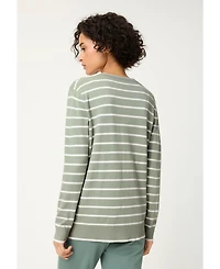 Olsen Women's Striped Cardigan