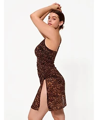 Popilush Women's Shapewear Ruched Convertible One-Piece Swimsuit