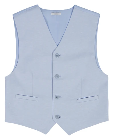 Calvin Klein Boys' 8-20 Tri-Blend Button Front Suit Vest