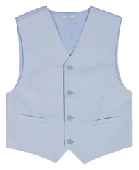 Calvin Klein Boys' 8-20 Tri-Blend Button Front Suit Vest