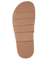 Earth Women's Fairren Flat Slip-On Footbed Sandals