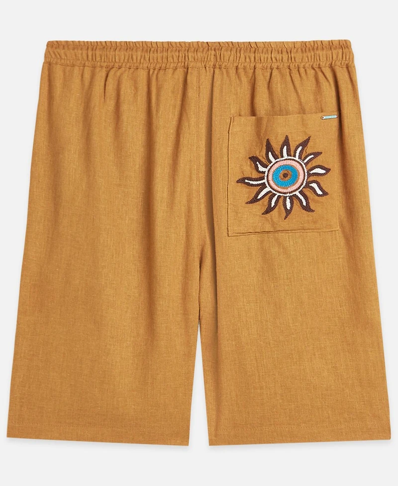 Scotch & Soda Men's Embroidered Wide-Fit Bermuda Shorts