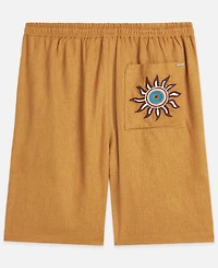 Scotch & Soda Men's Embroidered Wide-Fit Bermuda Shorts