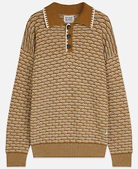 Scotch & Soda Men's Extra Dropped Shoulder Structure Polo Shirt