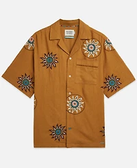 Scotch & Soda Men's Embroidered Regular-Fit Short-Sleeved Shirt