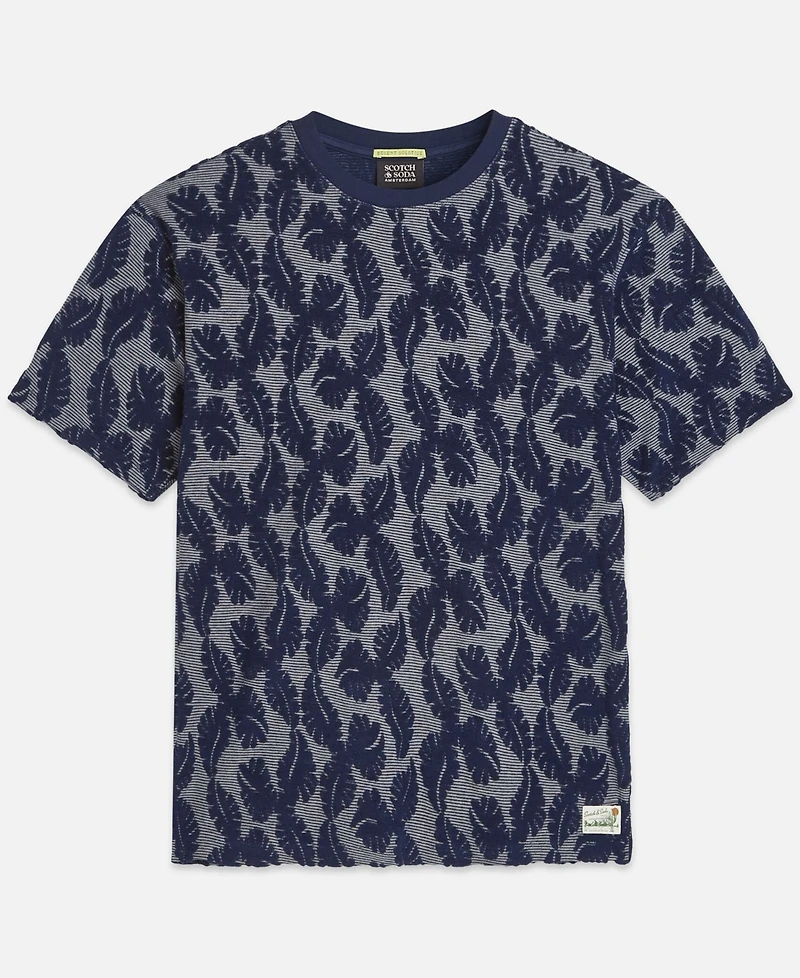 Scotch & Soda Men's Feeder Stripe Relaxed-Fit T-Shirt