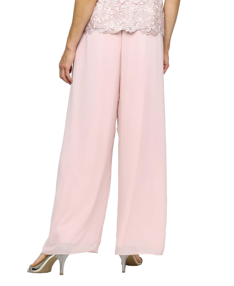 Alex Evenings Petite Chiffon Pants