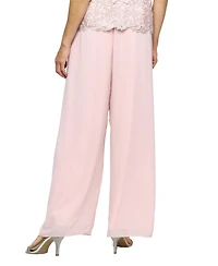 Alex Evenings Petite Chiffon Pants