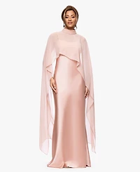 Xscape Women's Overlay Maxi Dress
