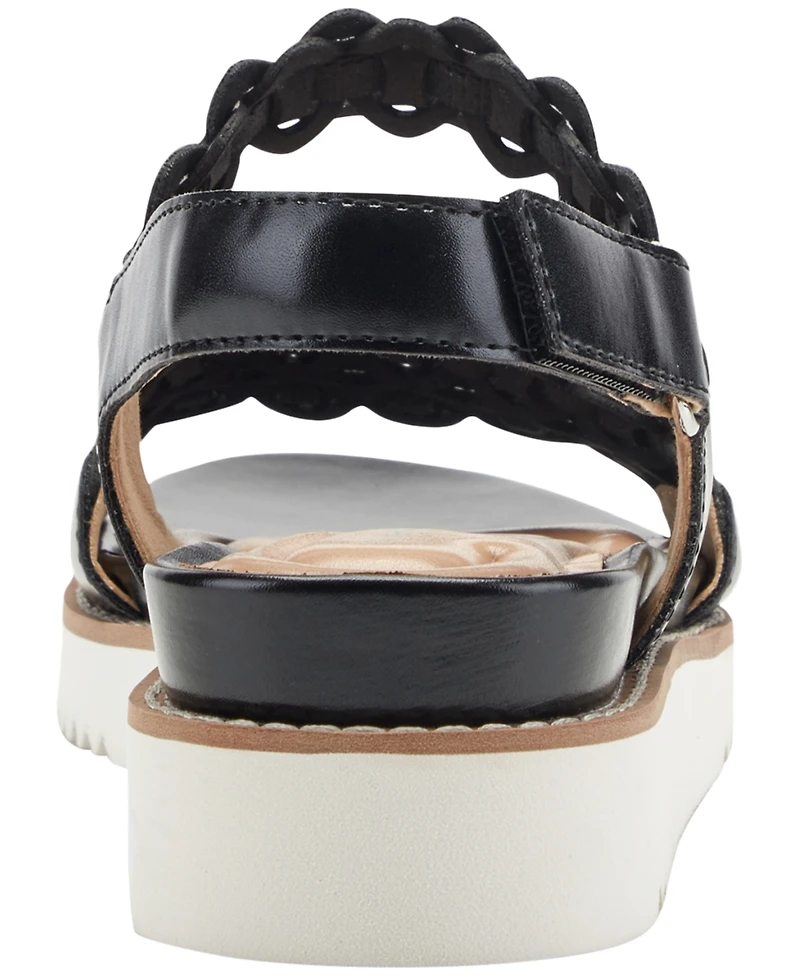 Easy Spirit Women's Warna Woven Flat Slingback Sandals