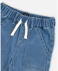 Deux par Big Boys Stretch French Terry Denim Jogger.