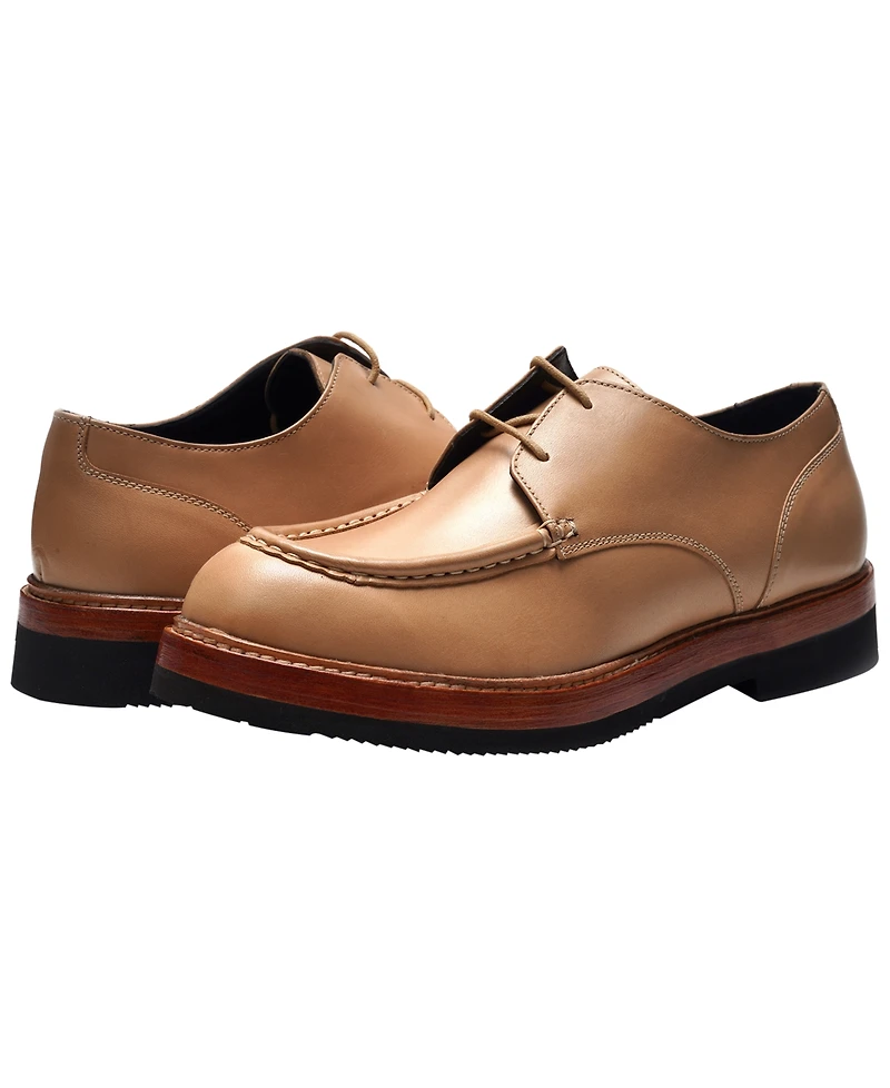 A. Veer Men's Sorrento Round-Toe Moc Derbies Shoes