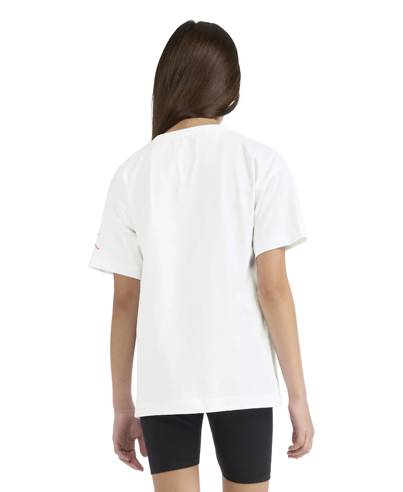 Jordan Girls' 7-16 Flower Flight Crewneck T-Shirt