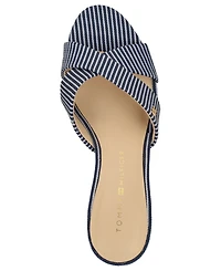 Tommy Hilfiger Women's Lanis Criss-Cross Kitten Heel Sandals