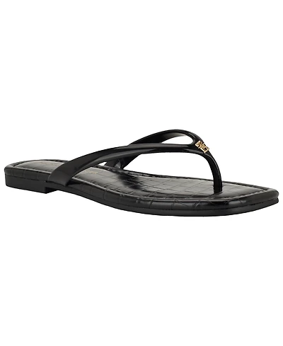 Tommy Hilfiger Women's Vela Jelly Flat Thong Sandals