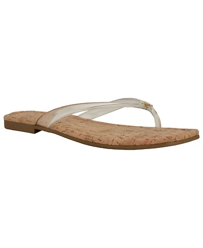 Tommy Hilfiger Women's Vela Jelly Flat Thong Sandals