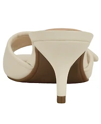 Tommy Hilfiger Women's Camhila Buckle Strap Kitten Heel Sandals