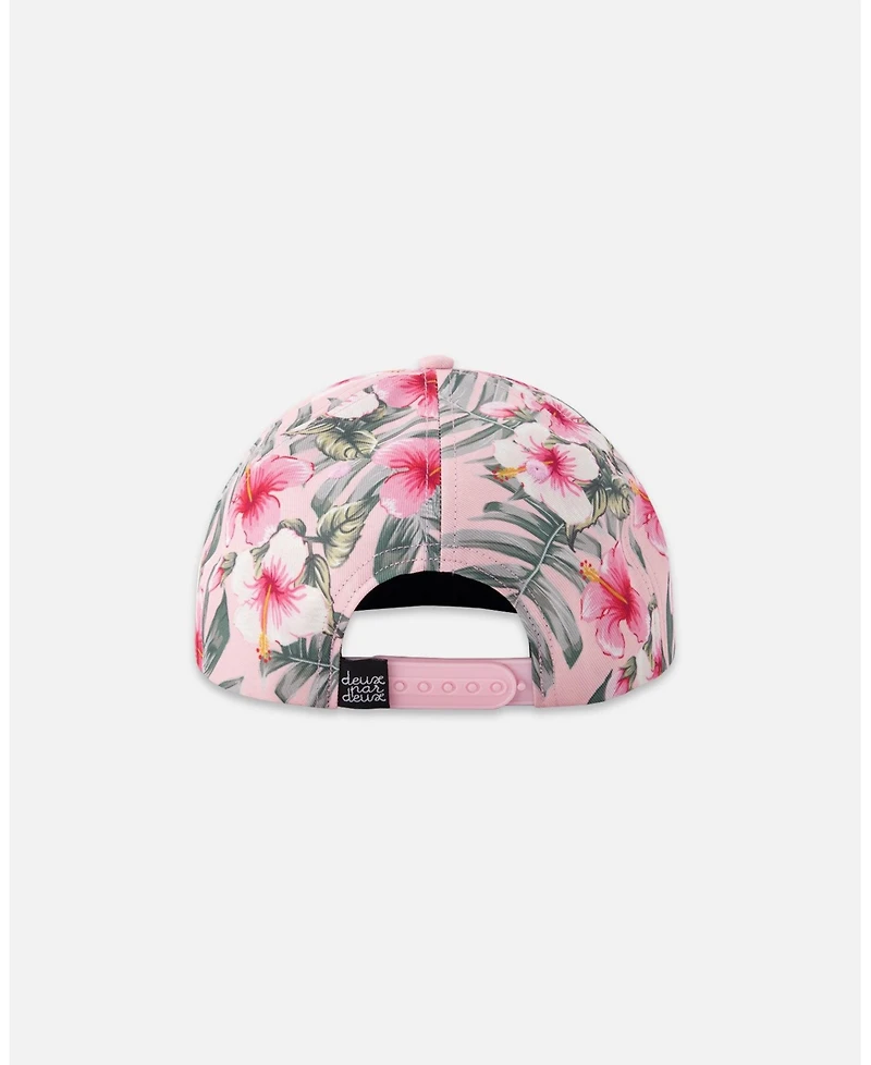 Deux par Toddler Cap Hibiscus Print - Toddler|Child