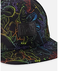 Deux par Boy Cap Dinosaur Print
