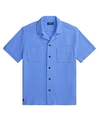 Polo Ralph Lauren Men's Waffle-Knit Short-Sleeve Shirt