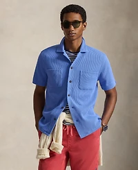 Polo Ralph Lauren Men's Waffle-Knit Short-Sleeve Shirt