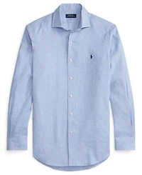 Polo Ralph Lauren Men's Classic-Fit Miniature Houndstooth Pattern Shirt