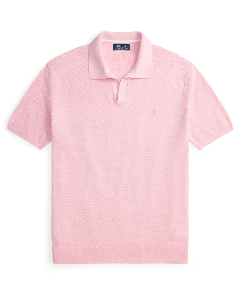 Polo Ralph Lauren Men's Short-Sleeve Textured Sweater Shirt