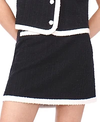 CeCe Women's Patch Pocket Knit Mini Skirt