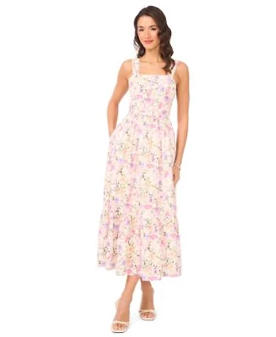Cece Mommy Me Floral Tiered Maxi Dresses