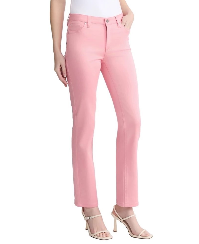 Jones New York Women's Mid-Rise Lexington Straight Jeans