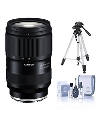 Tamron 28-75mm f/2.8 Di Iii Vxd G2 Lens for Sony E, Bundle with 3-Section Aluminum Tripod and Cleaning Kit