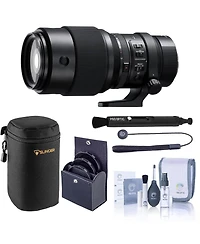 Fujifilm Gf 250mm f/4 R Lm Wr Lens Bundle with Lens Case, 82mm Digital Essentials Filter Kit, Lens Cleaner, Cleaning Kit, Cap Tether