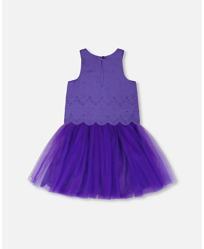 Deux par Toddler Girls Sleeveless Top and Skirt Set Mauve