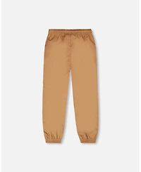 Deux par Kids Unisex Splash Pants Polyester Light Brown
