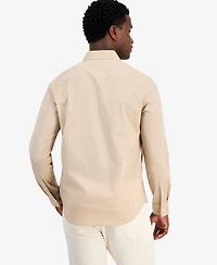 Michael Kors Men's Slim-Fit Dobby Dot Print Dress Shirt